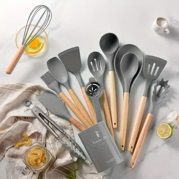 Silicone Utensil Safety Cooking Utensils - 14 Pieces Set