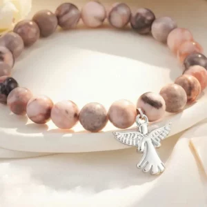 🎁Last Day 49% OFF - Memorial Gifts Angel Wings Healing Crystal Bracelet