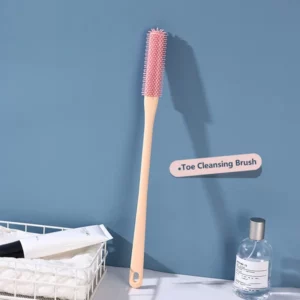 Long Handled Silicone Toe Cleaning Brush Dead Skin Remover