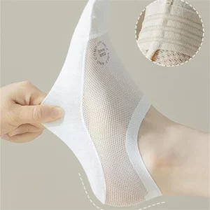 Ultra Thin Liner Socks Non Slip ComBed Cotton No Show Socks