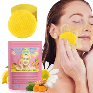 🎁LAST DAY 49% OFF🔥Turmeric Kojic Acid Cleansing Pads