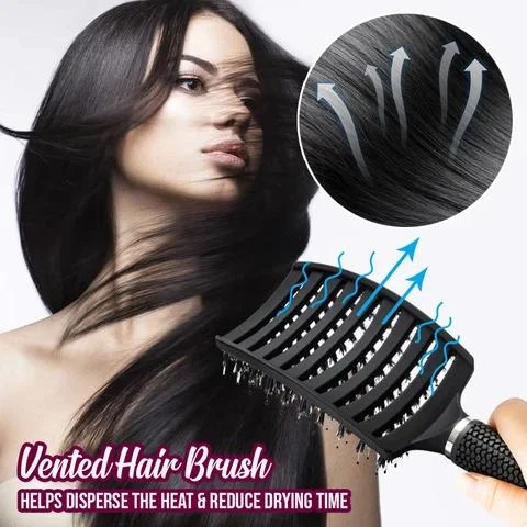 🎁 Bristle Nylon Hairbrush