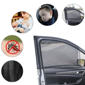 2PCS Breathable Mesh Car Window Shades