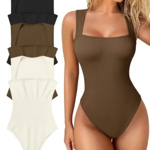 Ärmellose Tanktops-Bodysuits mit Bauchkontrolle