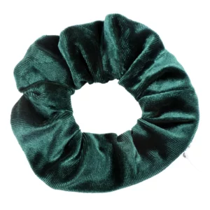 Velvet hidden secret pocket scrunchie with zipper