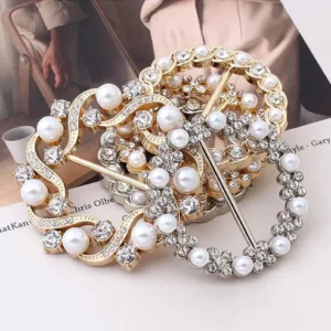 [Compre 1 Obtenga 1 Gratis] Classic All-match Pearl Rhinestone Buckles