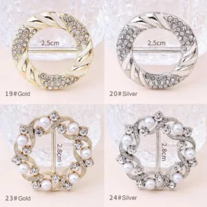 [Compre 1 Obtenga 1 Gratis] Classic All-match Pearl Rhinestone Buckles