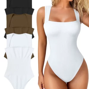 Ärmellose Tanktops-Bodysuits mit Bauchkontrolle