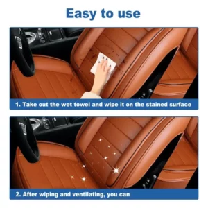 Car interior cleaning and polishing wipes（80 pcs/bag）