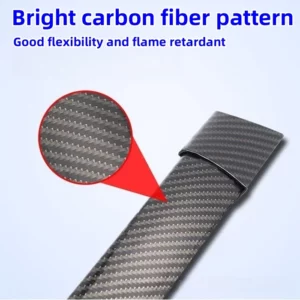 New external carbon fiber pattern car tail LED streamer light