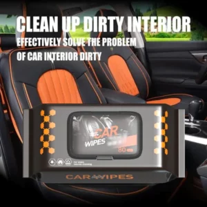 Car interior cleaning and polishing wipes（80 pcs/bag）