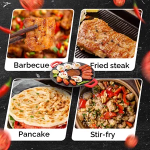 Non-Stick Electric Indoor Grill Pan