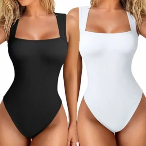 Ärmellose Tanktops-Bodysuits mit Bauchkontrolle