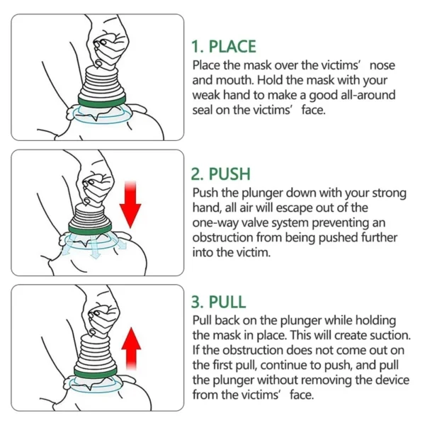 Professional Choking Emergency Device for Adult and Children