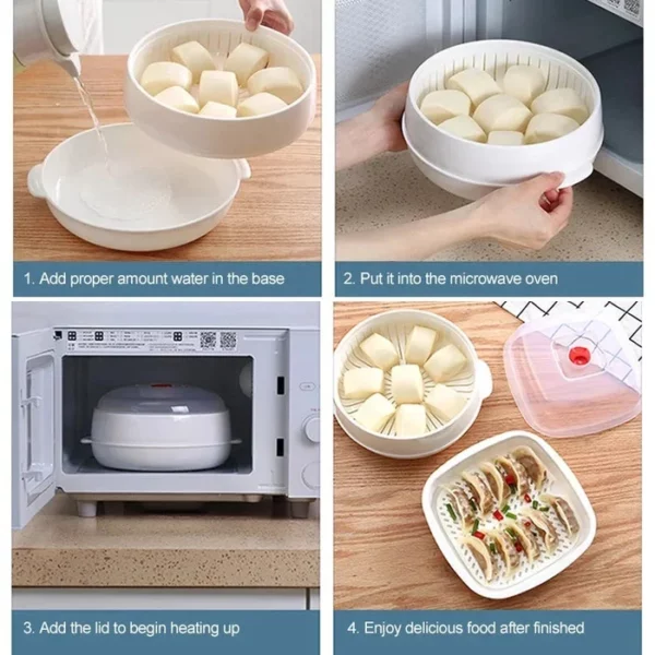 Microwave Oven Steamer