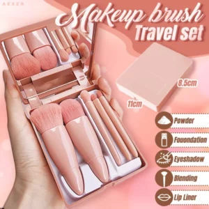 Aexzr™ Travel Makeup Brush 5-piece Set