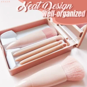 Aexzr™ Travel Makeup Brush 5-piece Set