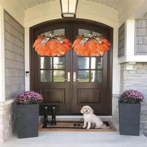 Handmade Fall Pumpkin Wreath