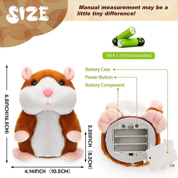 Funny Talking Hamster Plush Toy