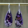 Droplet Imperial Stone Decor Dangle Earrings