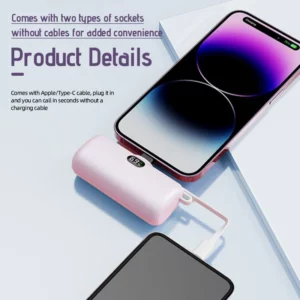 Capsule Compact 5000mAh Mini Power Bank