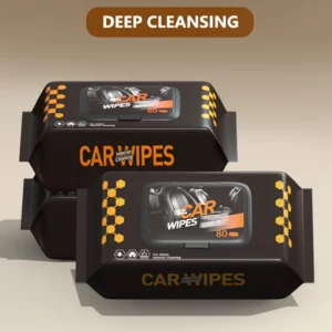 Car interior cleaning and polishing wipes（80 pcs/bag）