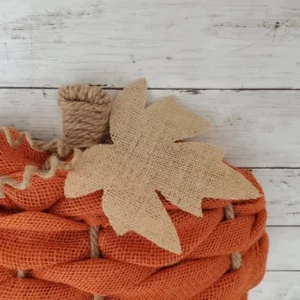 Handmade Fall Pumpkin Wreath