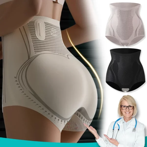 Ice Silk Ion Fibre Repair Shaping Shorts, Tummy Control Underpants