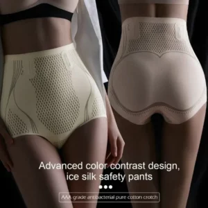 Ice Silk Ion Fibre Repair Shaping Shorts, Tummy Control Underpants