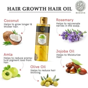 Hair Regrowth Oil - 100% Ayush Certified - Volumizing Oil