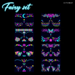 Cithway™ Fluorescent Face Waterproof Tattoo Stickers