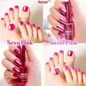 Aexzr™ Stunning Metallic Mirror Toenails Polish