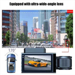 3-Channel HD Dash Cam