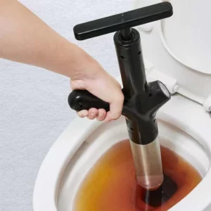 High-pressure toilet uncloggers