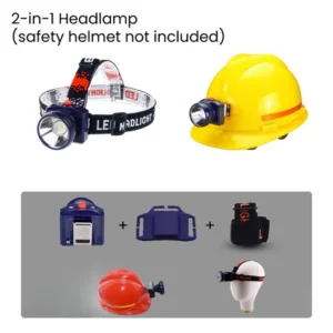 Portable Lightweight Waterproof Outdoor Headlamp with Headband