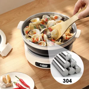 1.2L Portable Foldable Electric Pot with Overheat Protection