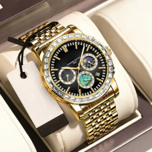 Men’s Luxury Steel Quartz Watch