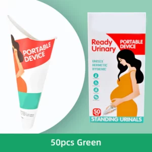 Female disposable urine funnel standing