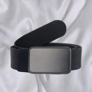 Durable tactical belt without holes with magnetic buckle