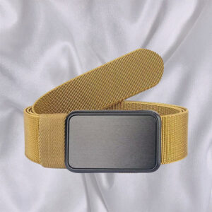 Durable tactical belt without holes with magnetic buckle