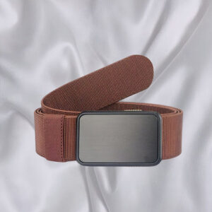 Durable tactical belt without holes with magnetic buckle