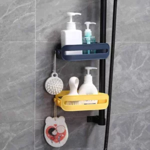 Kitchen bathroom sink faucet draining rack