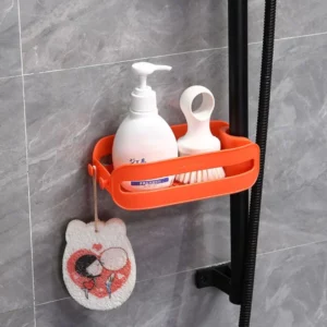 Kitchen bathroom sink faucet draining rack