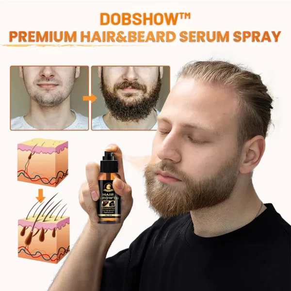 Dobshow™ PremiumLocks Biotin Hair & Beard Growth Spray