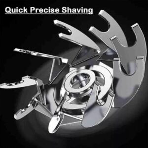 Transparent mini electric shaver with low noise