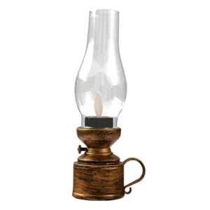 LED Vintage Kerosene Lamp Electronic Swinging Candle