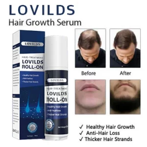 Put an end to hair loss with LOVILDS Foaming Serum!