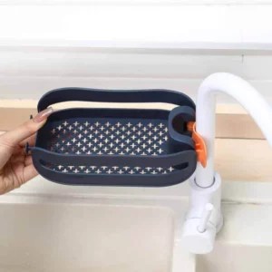 Kitchen bathroom sink faucet draining rack