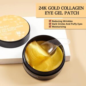 Eye mask with snail secretion, collagen and 24K gold