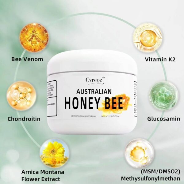 Australian honey bee Venom Pain and Bone Healing Cream